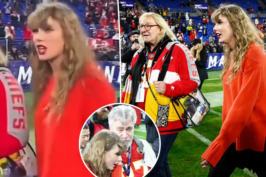 "Taylor Swift's Post-Game Interaction with Travis Kelce Sparks Nickname Speculation"