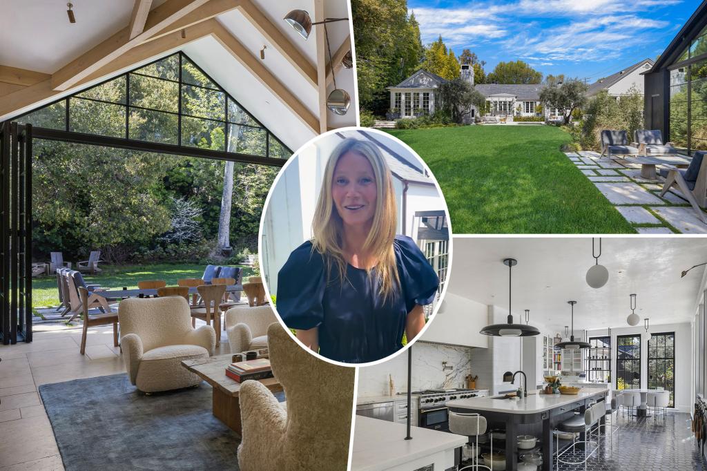Featured image for Gwyneth Paltrow Lists $30M LA Mansion as She Downsizes