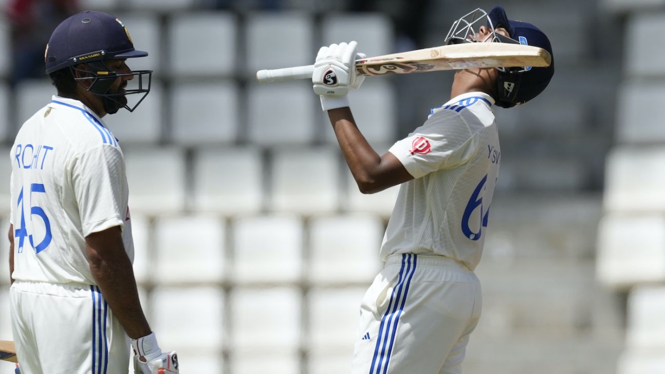 Featured image for "Yashasvi Jaiswal joins elite club with century on Test debut"