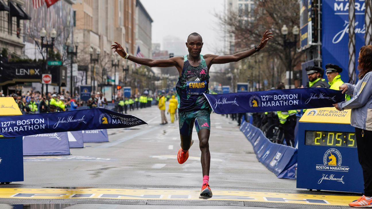 Featured image for Chebet Claims Back-to-Back Boston Marathon Men's Titles.