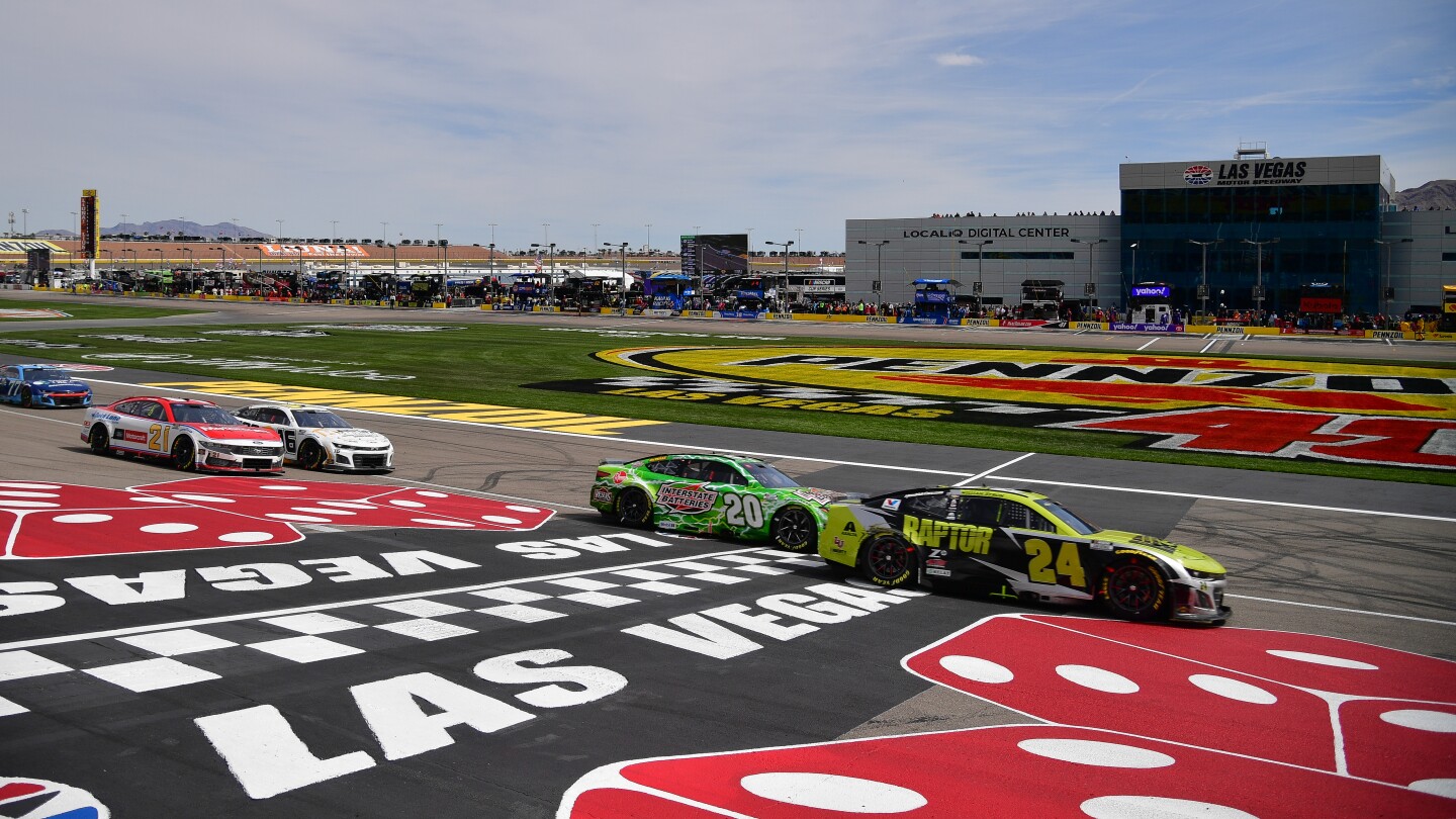 Featured image for Denny Hamlin Leads Las Vegas NASCAR Weekend with Pole Position