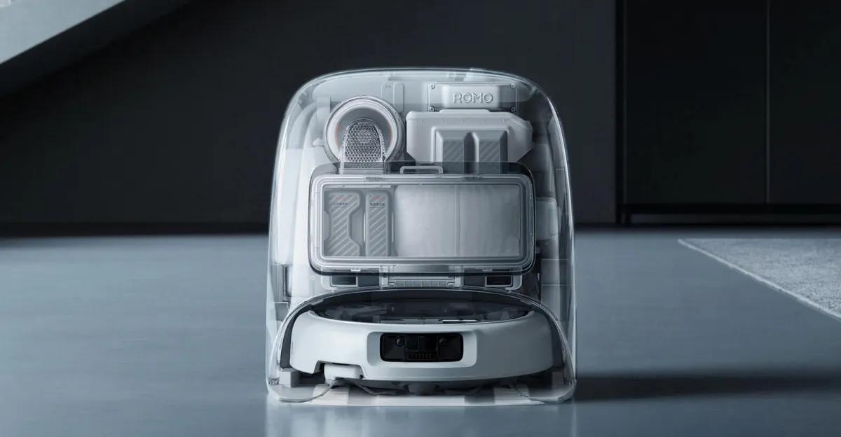 Featured image for DJI's Romo: The First Drone-Inspired Robot Vacuum with Advanced Obstacle Avoidance