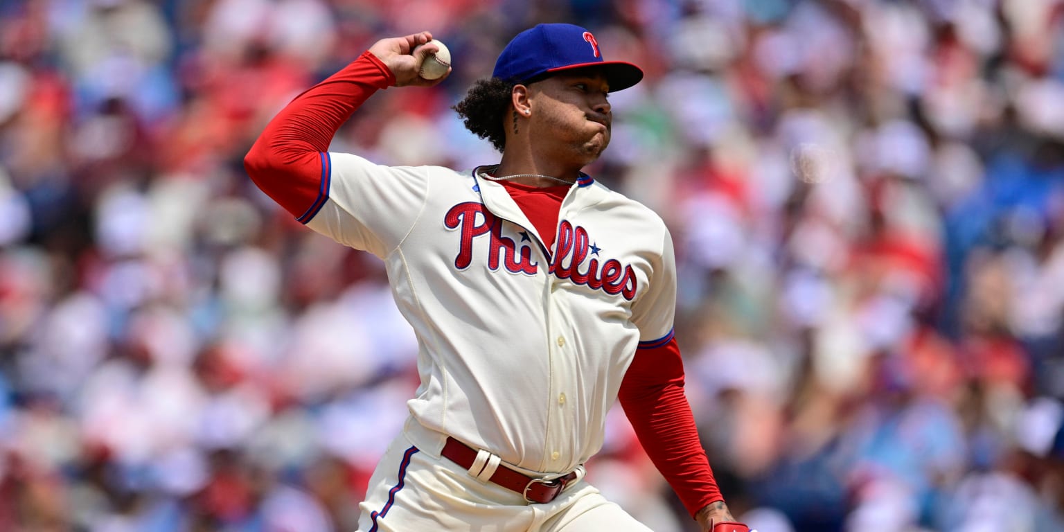 Featured image for Phillies dominate Dodgers in series win.