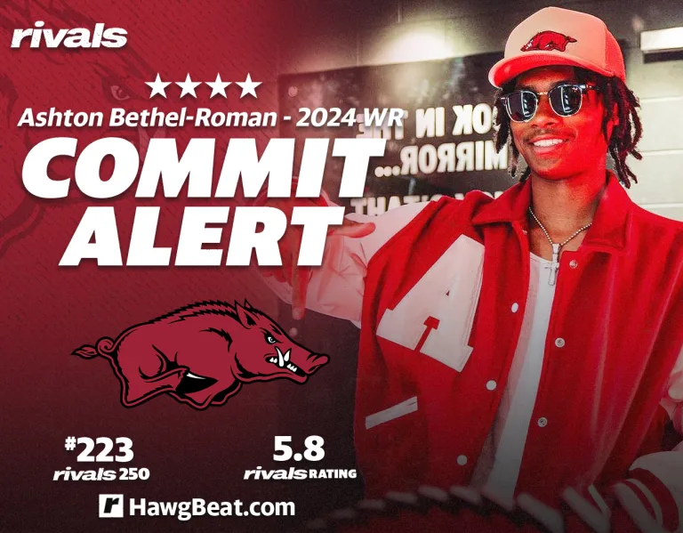 Featured image for Arkansas Secures Top Recruit Ashton Bethel-Roman with Big-Play Skills