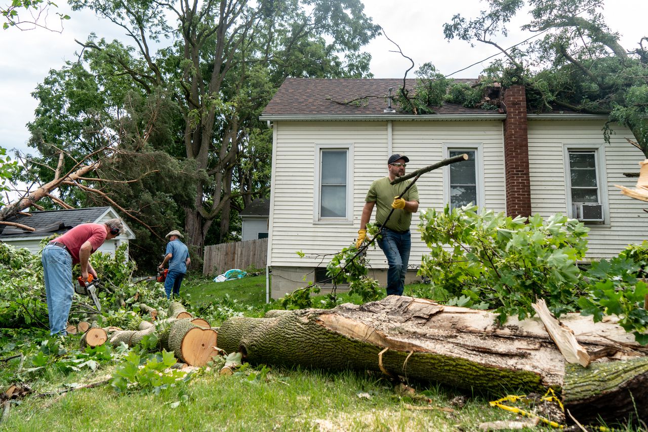 Featured image for "Devastation in Perry: EF-1 Tornado Leaves Trail of Destruction"