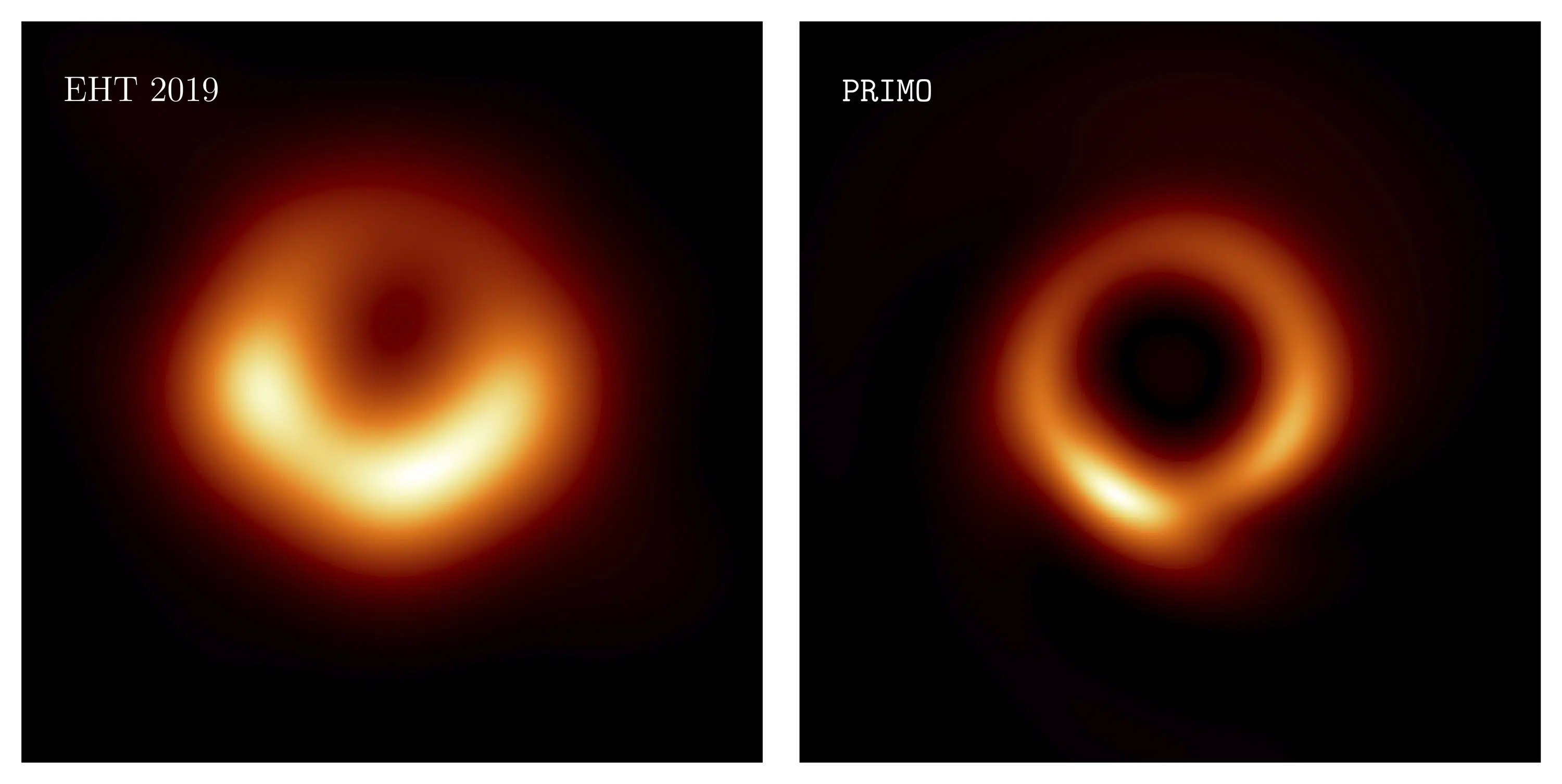 AI enhances first-ever image of a black hole for unprecedented clarity.