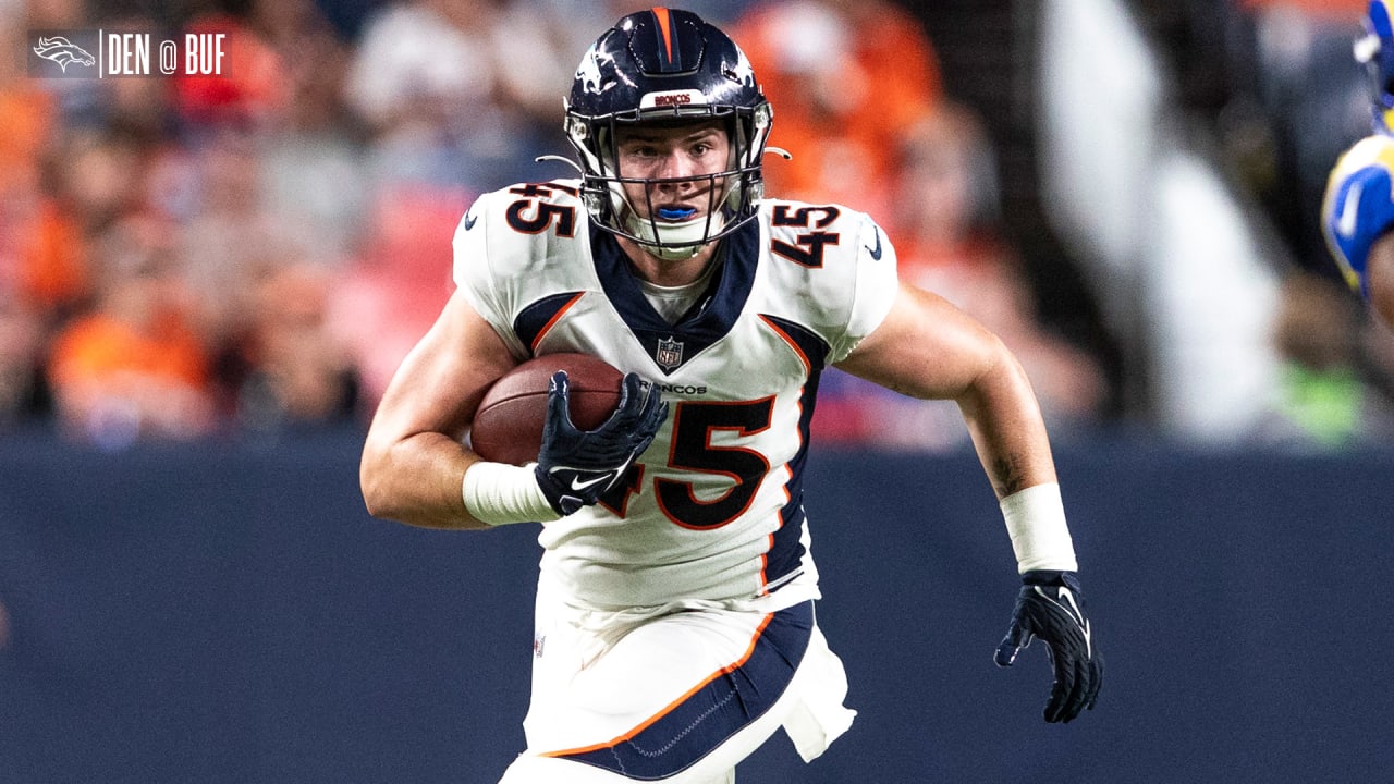 "Broncos' TE Nate Adkins Inactive for Monday Night Football Clash with Bills"
