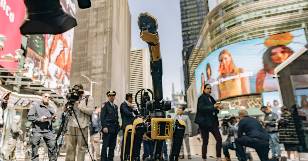 NYPD Introduces High-Tech Crimefighting Tools, Including Robotic Dogs and SnitchBOTs.
