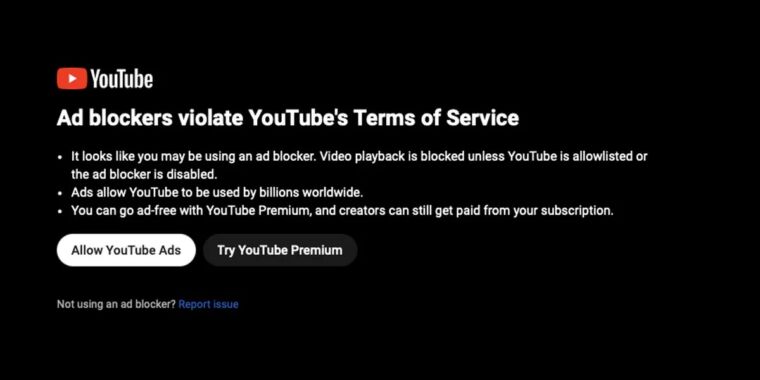 YouTube's Global Crackdown on Ad Blockers Threatens Revenue and Premium Subscriptions