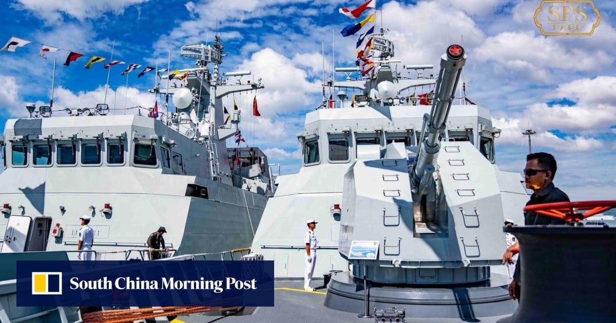 Featured image for Chinese Warships Conduct Joint Exercise at Controversial Cambodian Naval Base