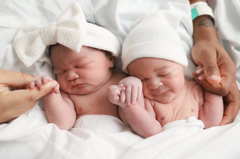 "New Year Twins Make History with Birth Across Years at UConn Health"