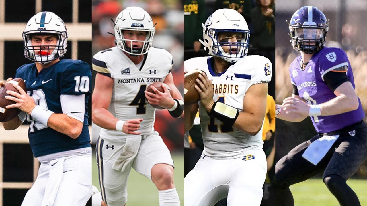 Featured image for "2023 NFL Draft: Top Returning FCS Quarterbacks and Prospects to Watch for the Lions and Falcons."