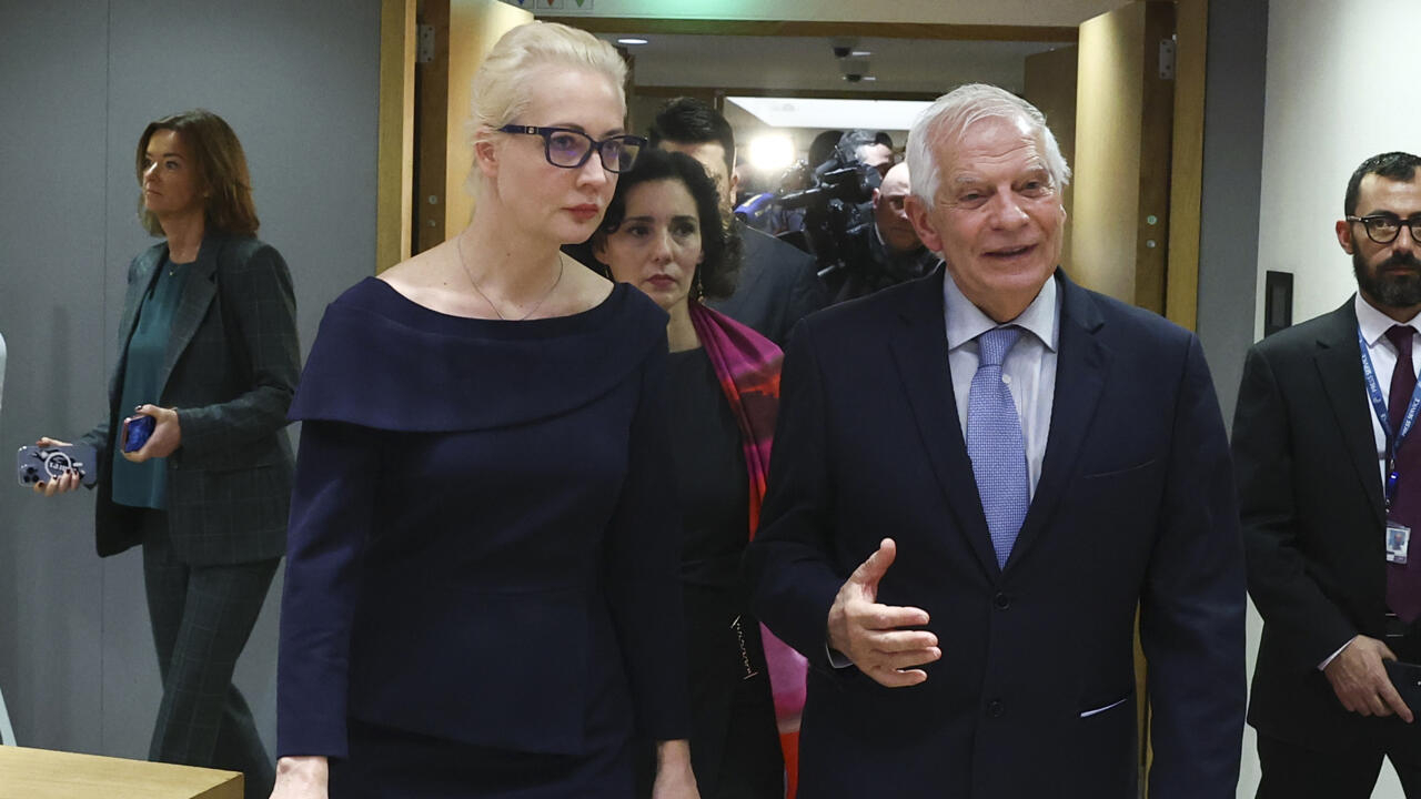 "EU Pledges Action Against Putin in Navalny Widow Meeting"