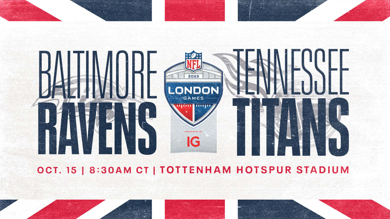 Ravens and Titans Set to Clash in London for NFL Game.