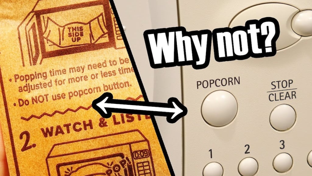 Featured image for The Hidden Dangers of the 'Popcorn' Button on Microwaves