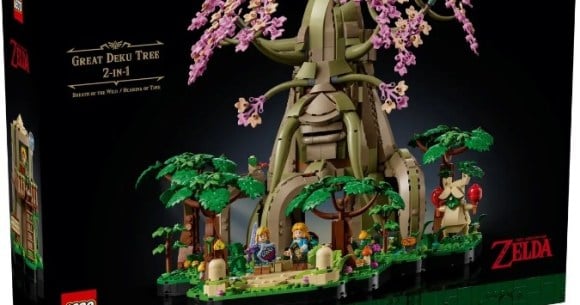 Featured image for LEGO Unveils First-Ever $300 Legend of Zelda Great Deku Tree Set
