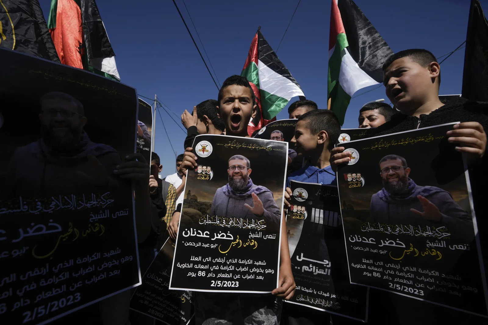 Palestinian activist Khader Adnan dies after 86-day hunger strike in Israeli jail.