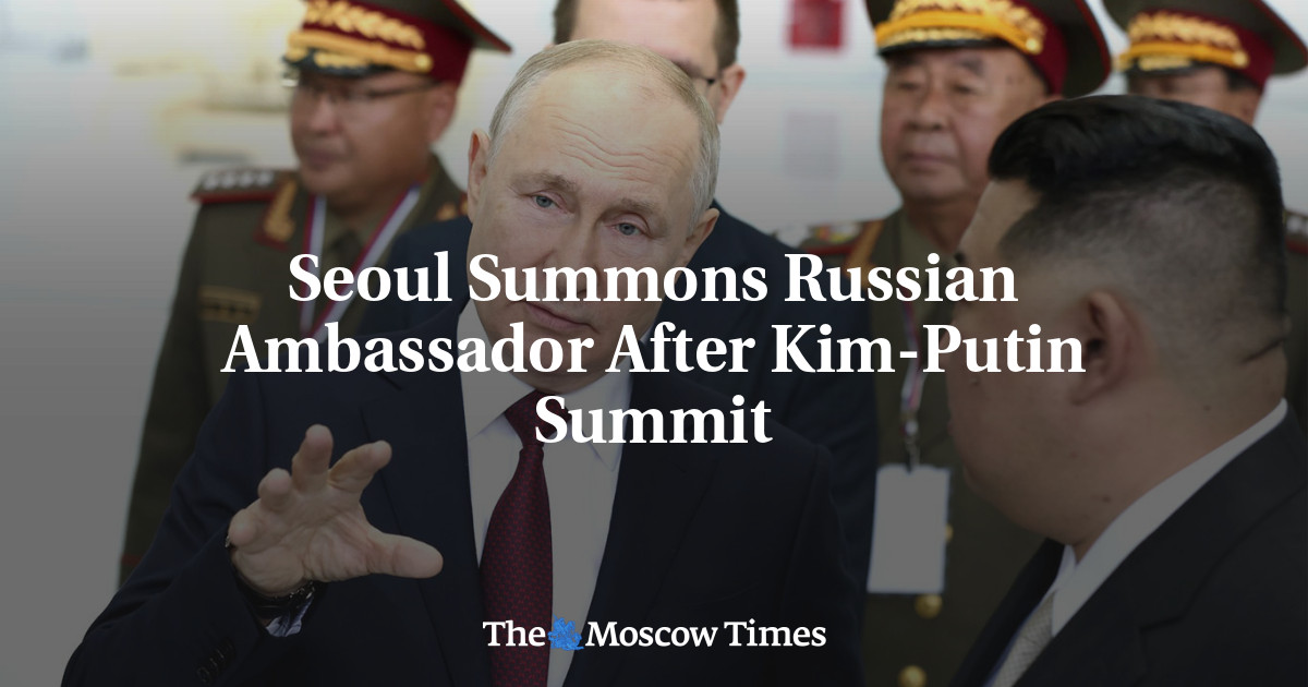 Seoul's Diplomatic Move: Summons Russian Ambassador Following Kim-Putin Summit