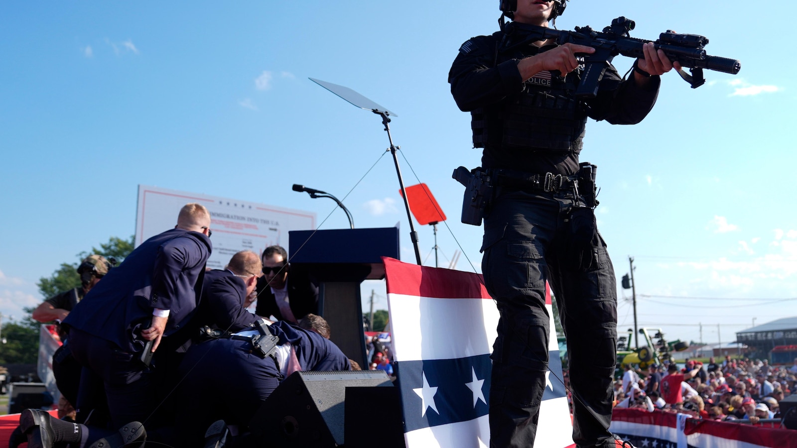 "Trump Attends Convention Amid Assassination Attempt Probe"