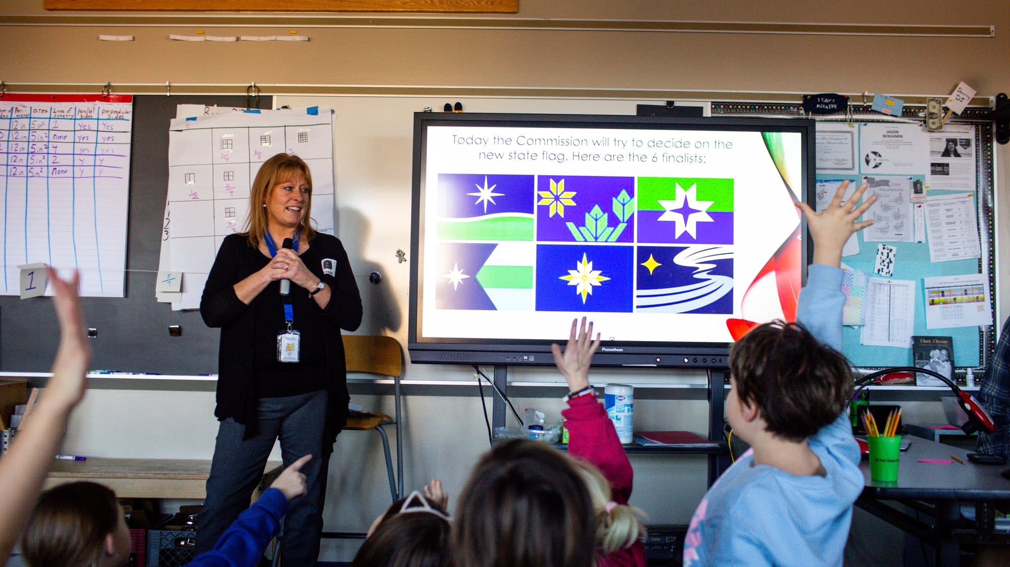 Featured image for Minnesota Fourth Graders Critique Finalists for New State Flag Design