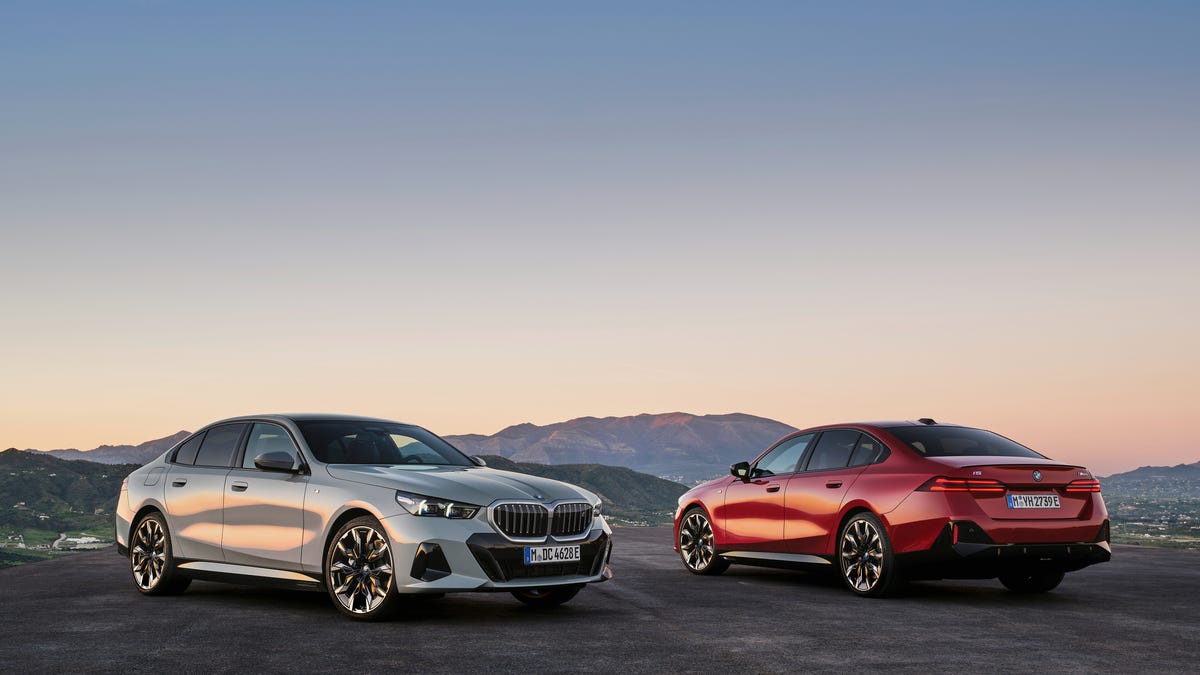 BMW's Latest 5-Series: Electric, Eye-Controlled, and Powerful.