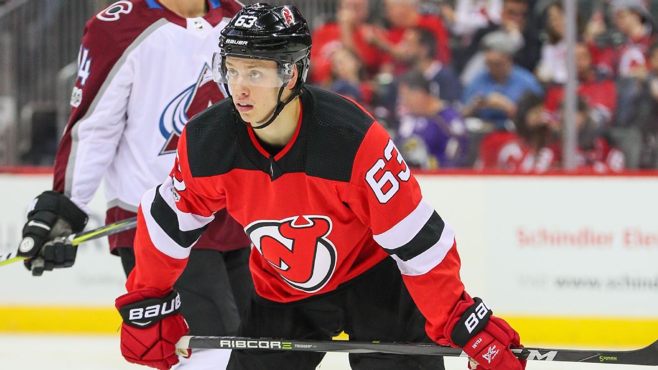 Featured image for Jesper Bratt signs 8-year, $63M extension with Devils.