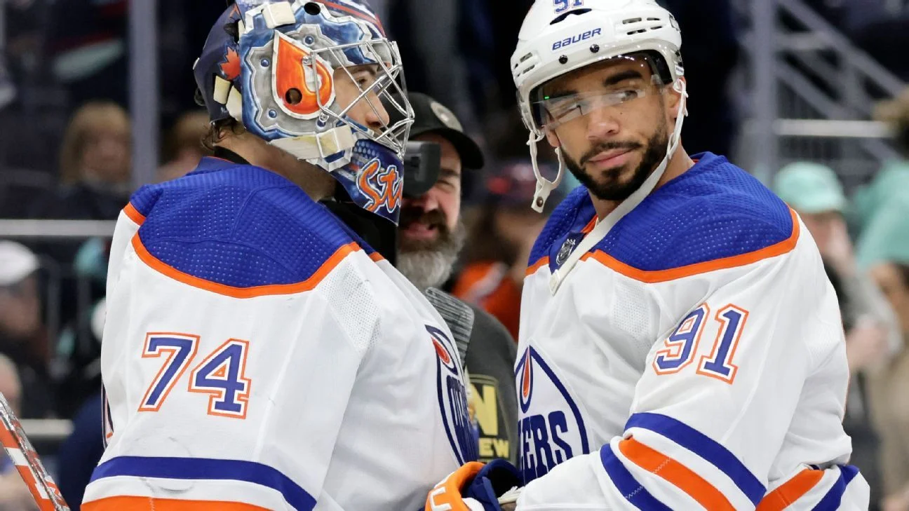 "Kane's hat trick leads Oilers to victory over Kraken"