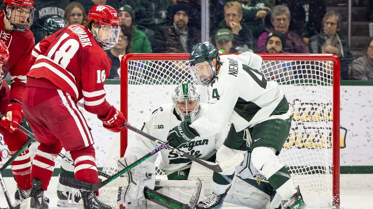 Featured image for "Big Ten Showdown: Wisconsin and Michigan State Battle for Hockey Title"