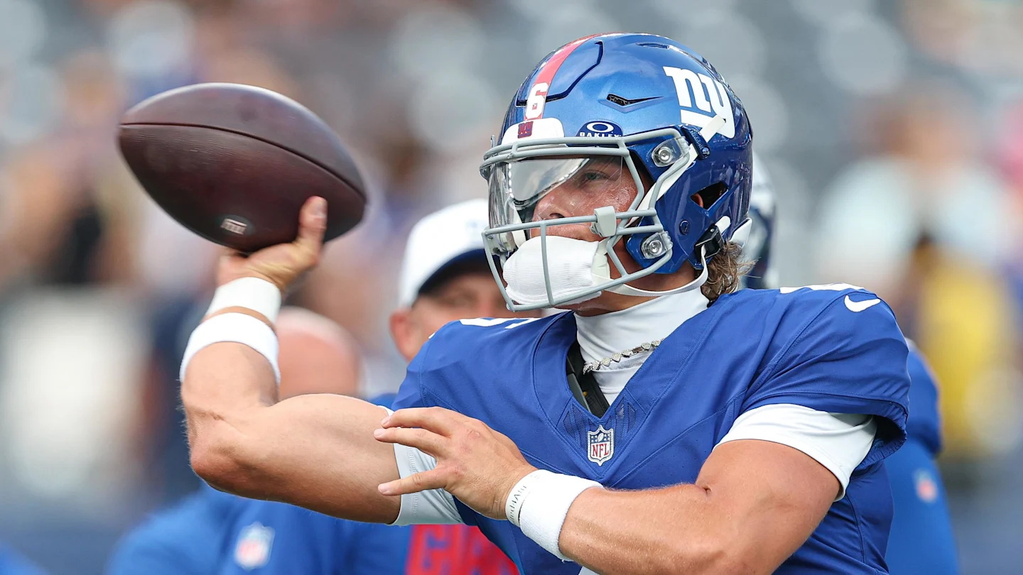 Jaxson Dart Named Giants' Starting QB, Bench Russell Wilson