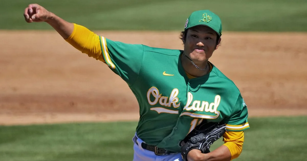 Shintaro Fujinami's MLB debut overshadowed by Angels' dominant win.