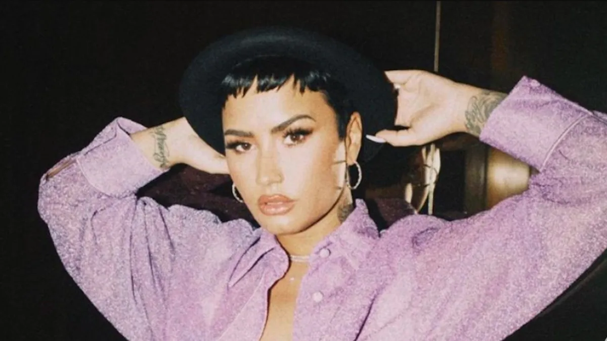 Featured image for Demi Lovato explains why using they/them pronouns was exhausting.