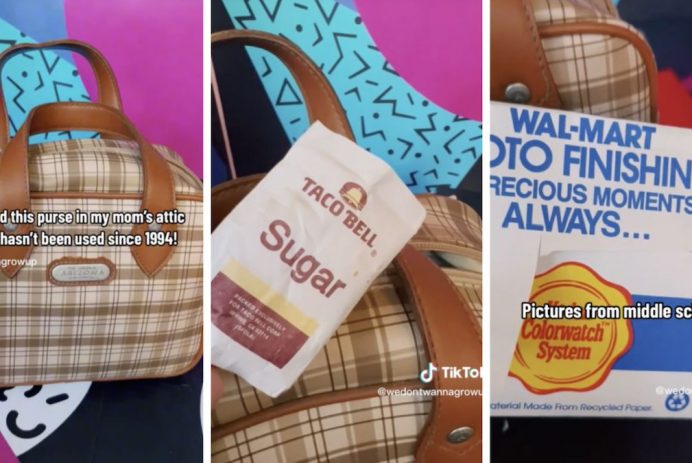 TikToker's 1994 JCPenney purse found in mom's attic is a time capsule.