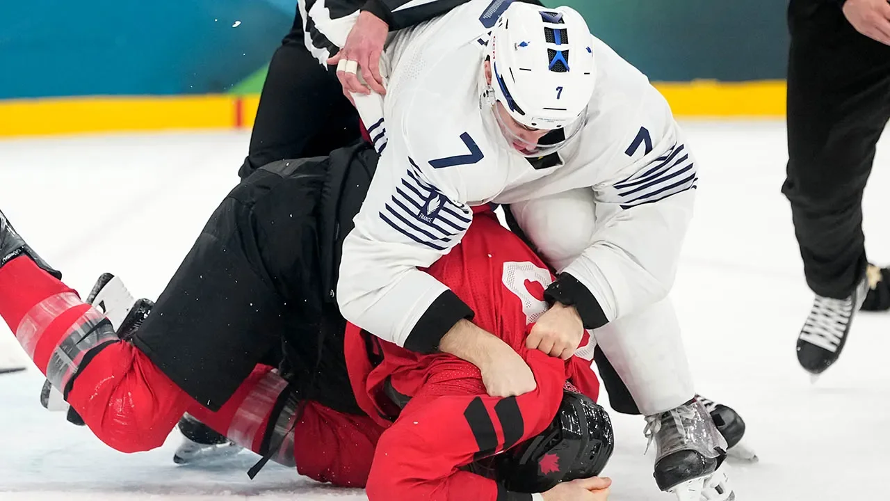 France's Crinon sidelined for rest of Olympic hockey after fight with Tom Wilson