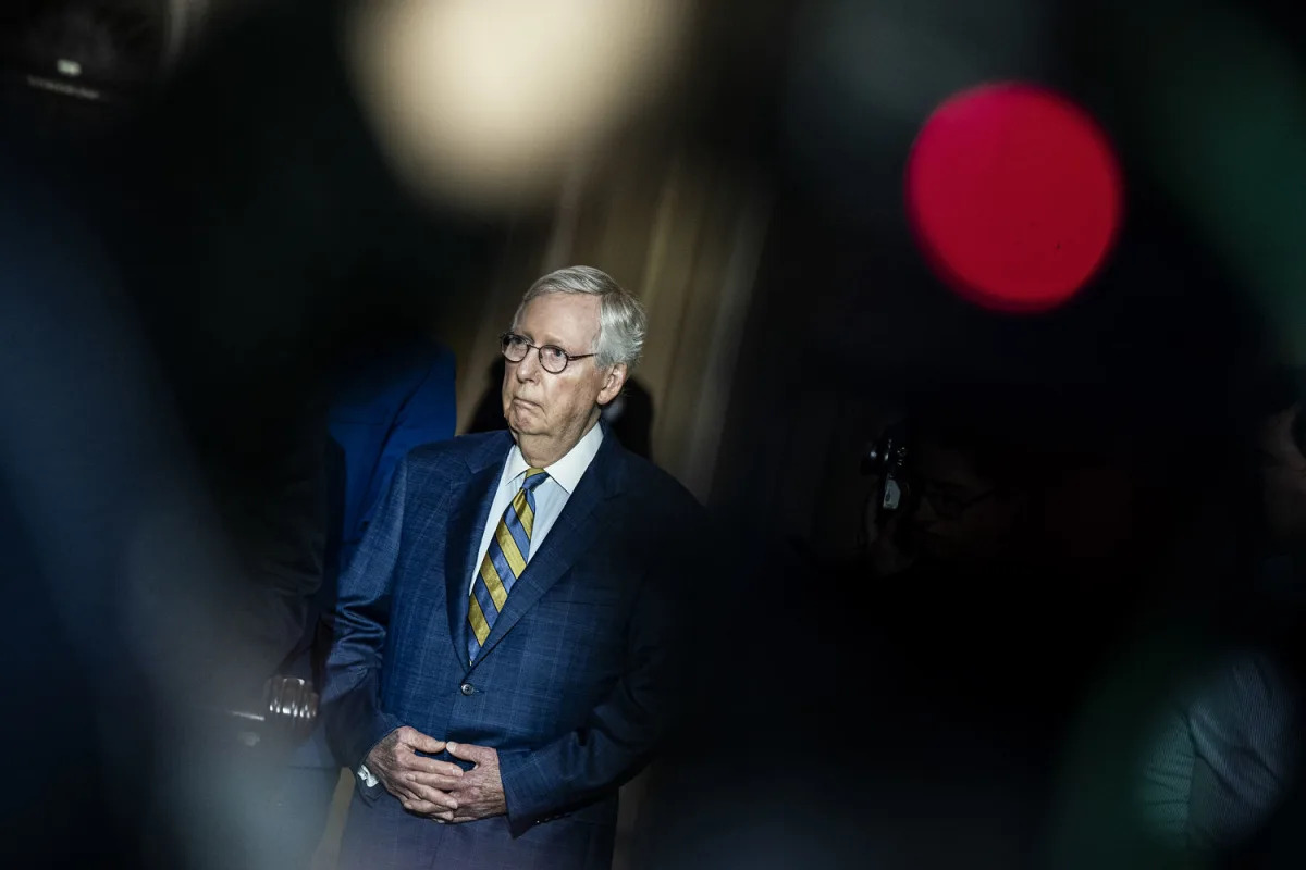 "Senate Republicans Navigate Endorsement of Donald Trump Amid Electability Concerns"