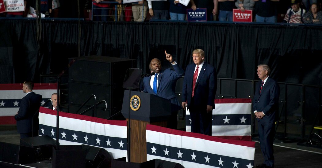 "Sen. Tim Scott to Endorse Trump at New Hampshire Rally Ahead of Crucial Primary"