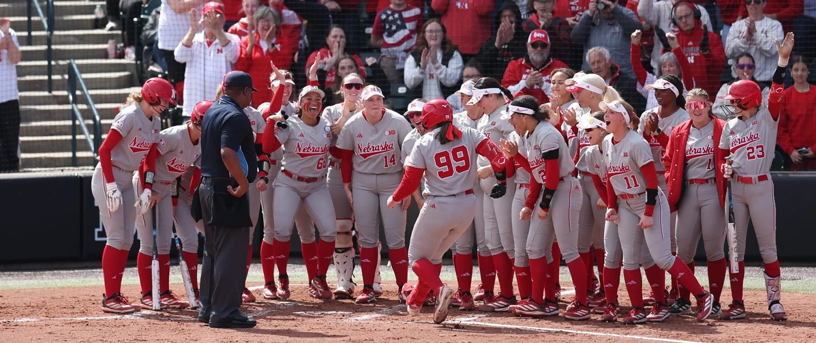 Huskers Slam Four Homers to Clinch Series Against UCLA