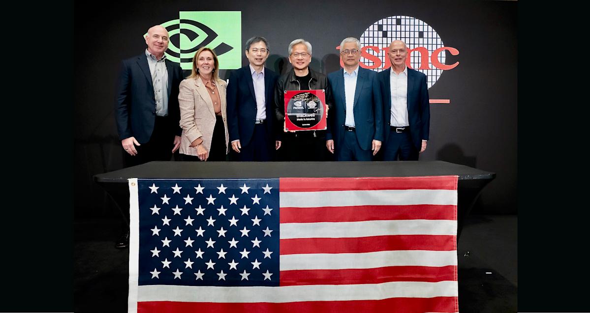 Featured image for Nvidia and TSMC Launch U.S.-Made Blackwell Wafer for AI Chips