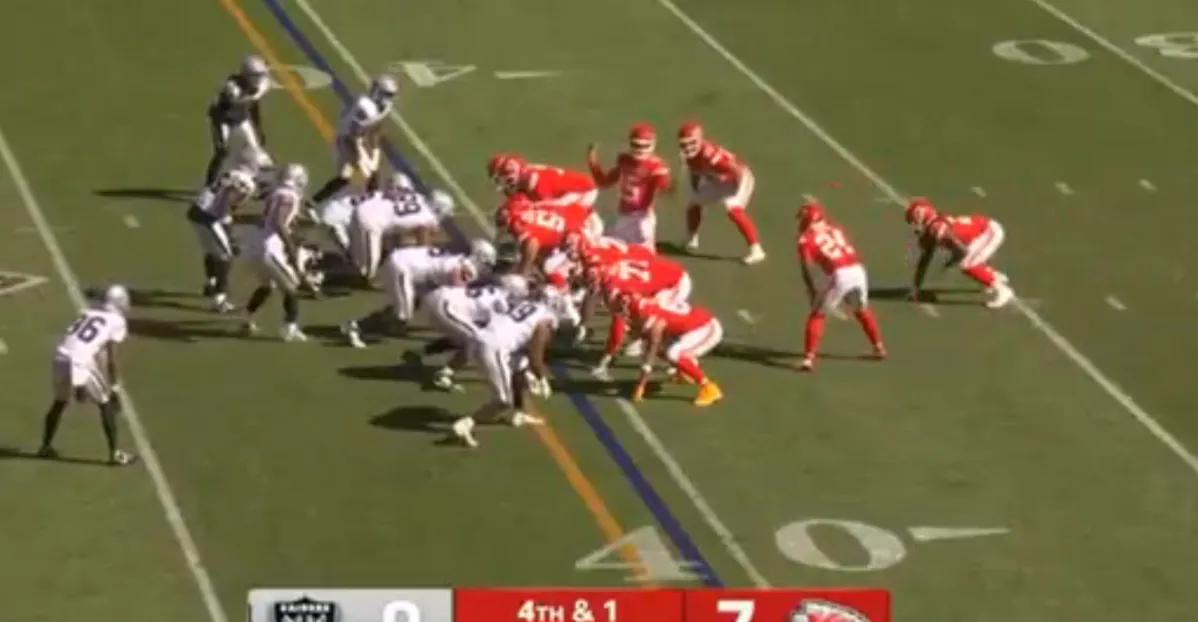 Featured image for Patrick Mahomes' creative trick plays lead Chiefs to dominant victory over Raiders