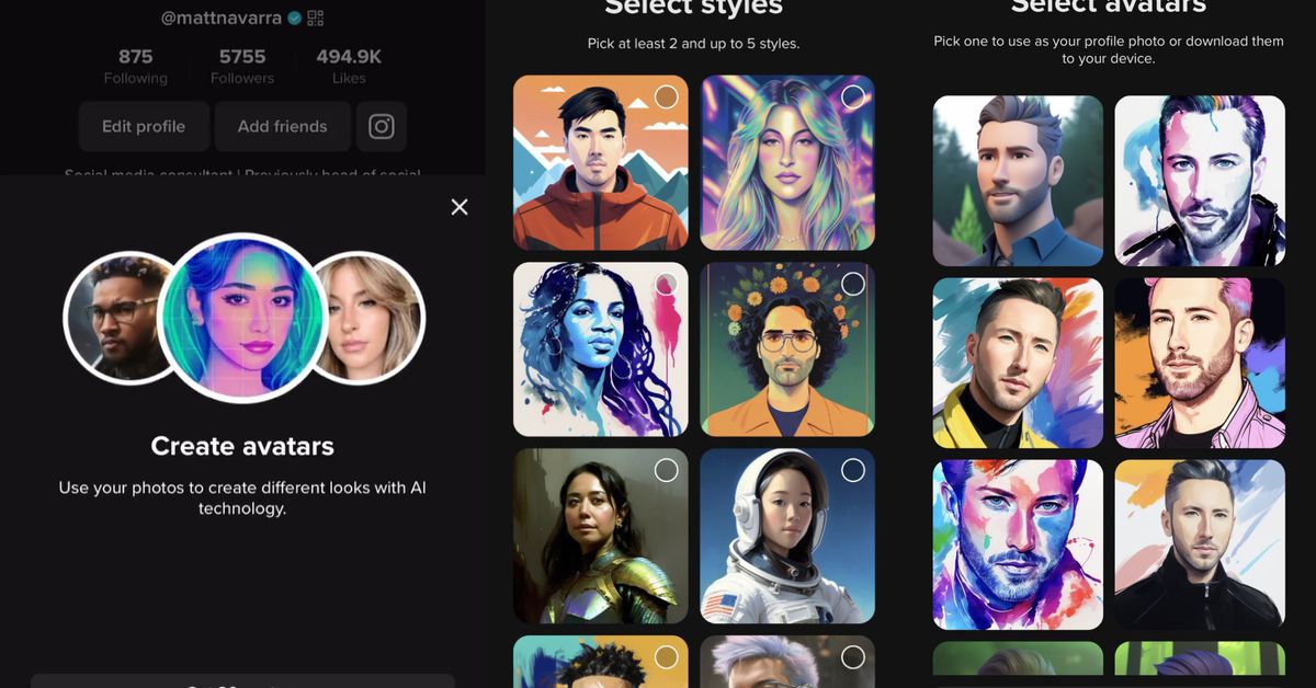 TikTok's AI breakthrough: Generative avatars trained by dance perception.