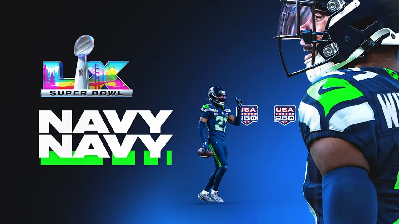 Seahawks Don College Navy Look for Super Bowl LX