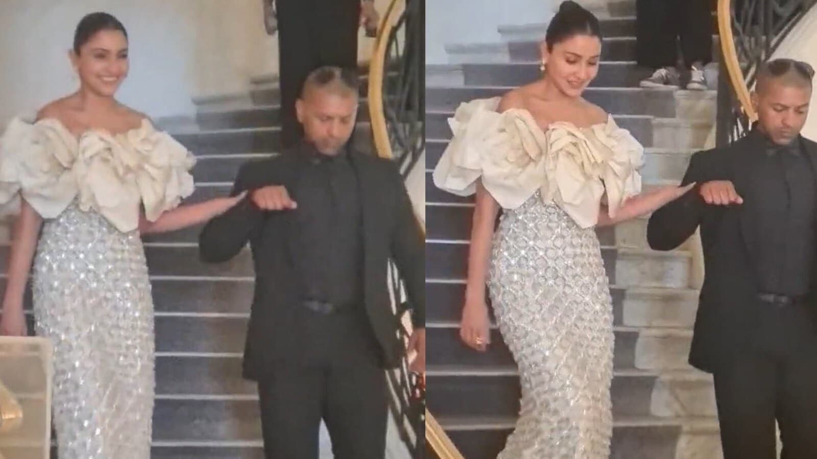 Featured image for Anushka Sharma Shines in Cannes Debut in Couture Gown.