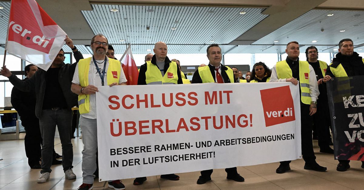 Featured image for Berlin Airport Halts All Monday Departures Amid Strike.