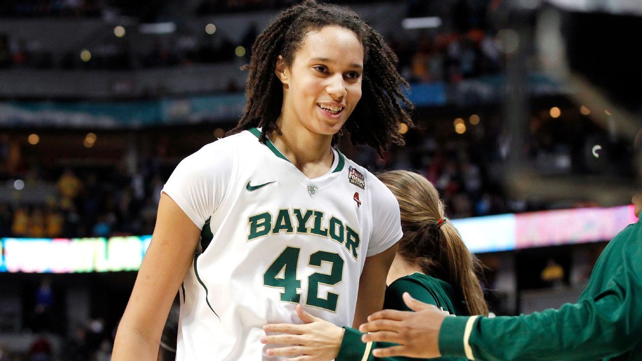 Featured image for "Baylor Retires Brittney Griner's No. 42 Jersey After National Title Run"