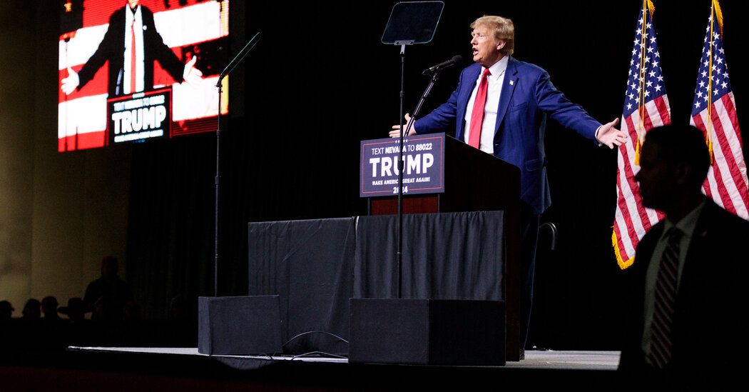 "Trump Dominates Nevada Campaign Trail Amidst Limited Opposition"