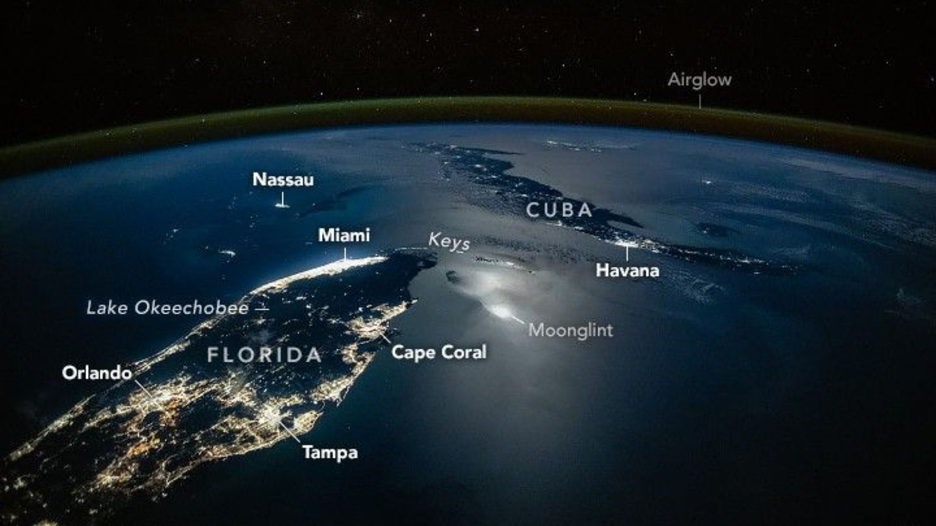 Featured image for ISS Astronaut Captures Stunning Nighttime View of Florida and Cuba