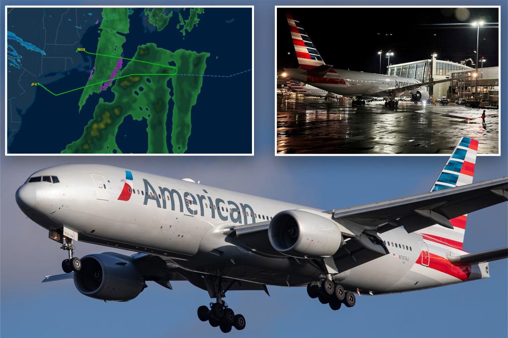 Featured image for American Airlines Flight Diverted to Boston Due to Cracked Windshield