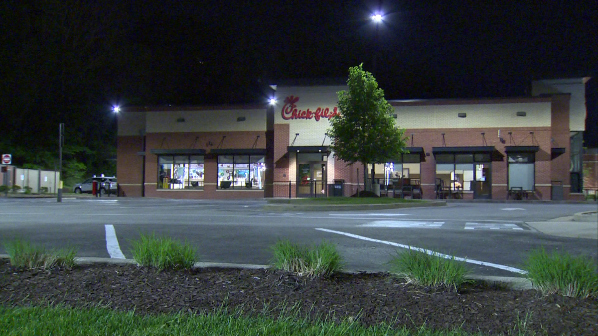 Man hit by car during armed robbery at Chick-fil-A parking lot.