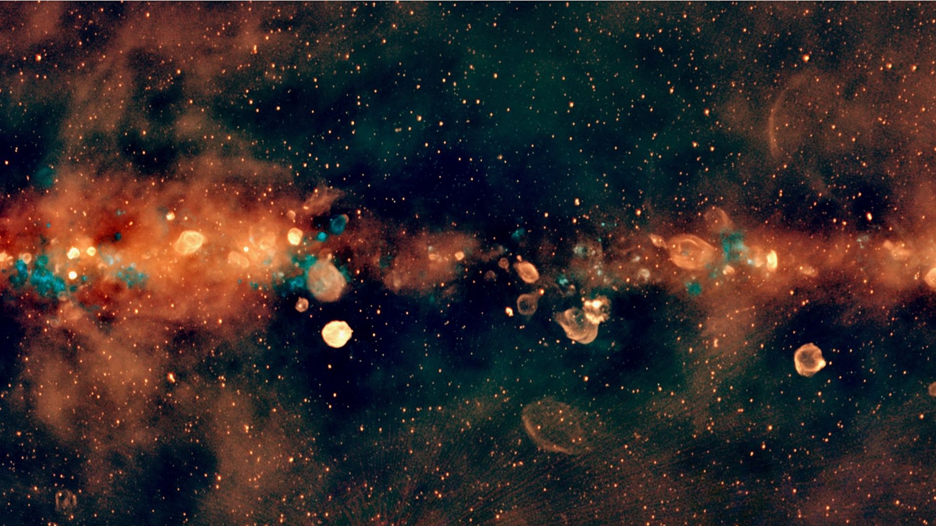 Featured image for Revolutionary Radio Color Map Offers Unprecedented View of the Milky Way