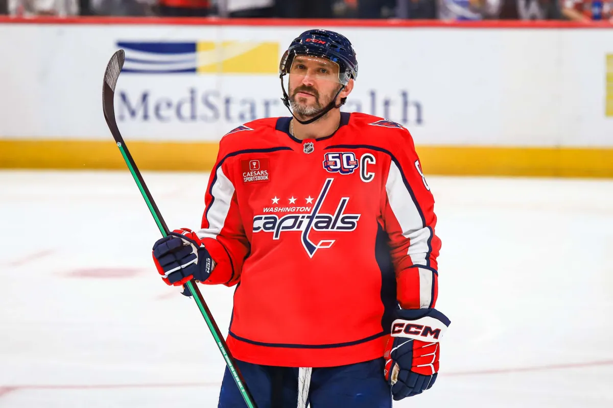 Featured image for Ovechkin's Historic Goal Chase: Hat Tricks and Records in Sight
