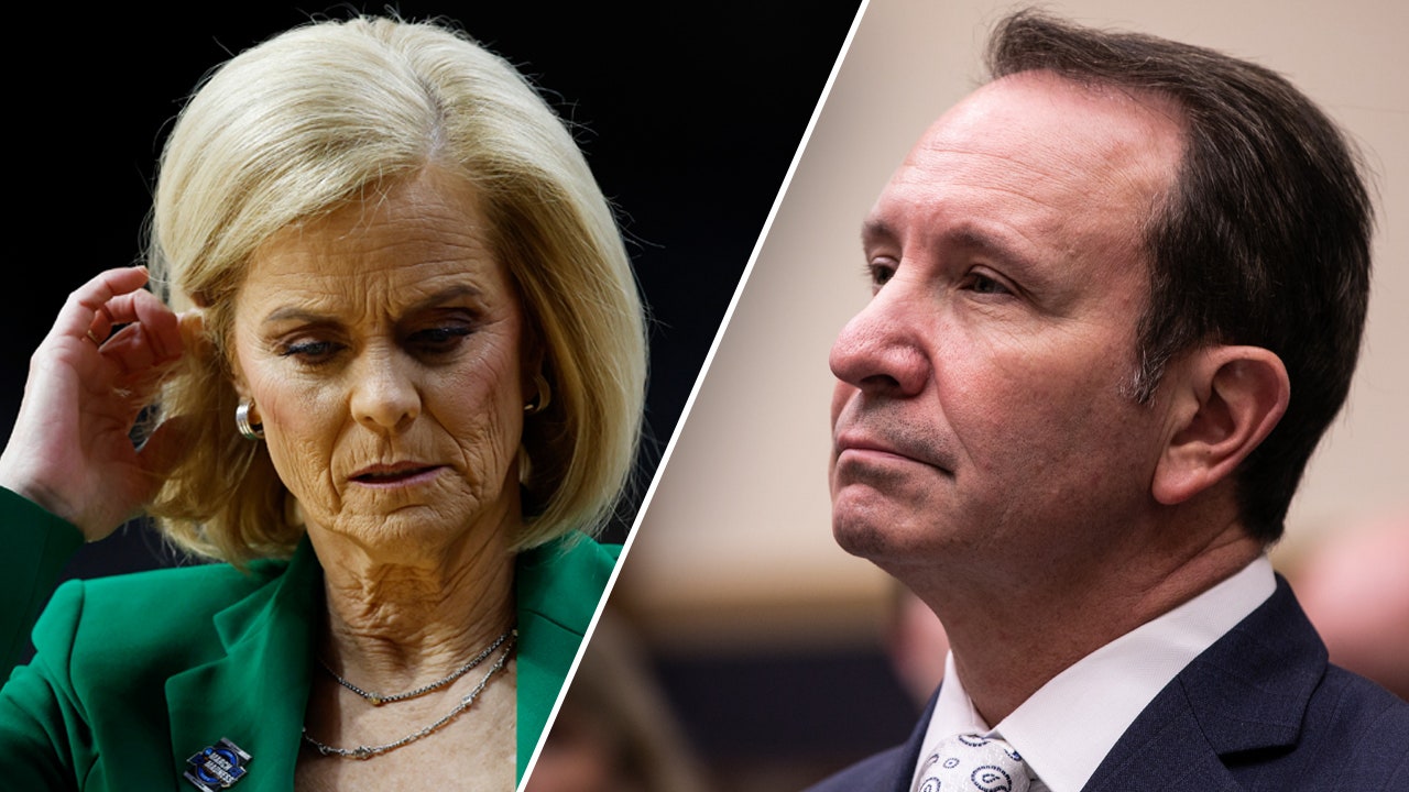 Featured image for "Louisiana Gov. Jeff Landry Urges Policy Change Following LSU Women's Basketball National Anthem Controversy"